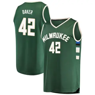 Men's Vin Baker Milwaukee Bucks Green Jersey - Icon Edition - Fast Break