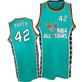 Men's Vin Baker Milwaukee Bucks Light Blue 1996 All Star Throwback Jersey - Authentic