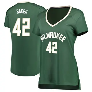 Women's Vin Baker Milwaukee Bucks Green Jersey - Icon Edition - Fast Break