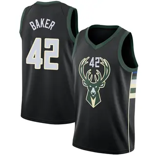 Youth Vin Baker Milwaukee Bucks Black Jersey - Statement Edition - Swingman